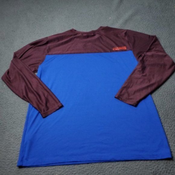 Skechers Performance Shirt Mens Size XL Long Sleeve Blue - Picture 3 of 9
